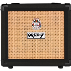 Orange Amplification CRUSH12 BLACK 12 Watt, 3 Stage Preamp, 3 band EQ, OD, Cab-Sim Headphone Out, VOTW 6” Speaker